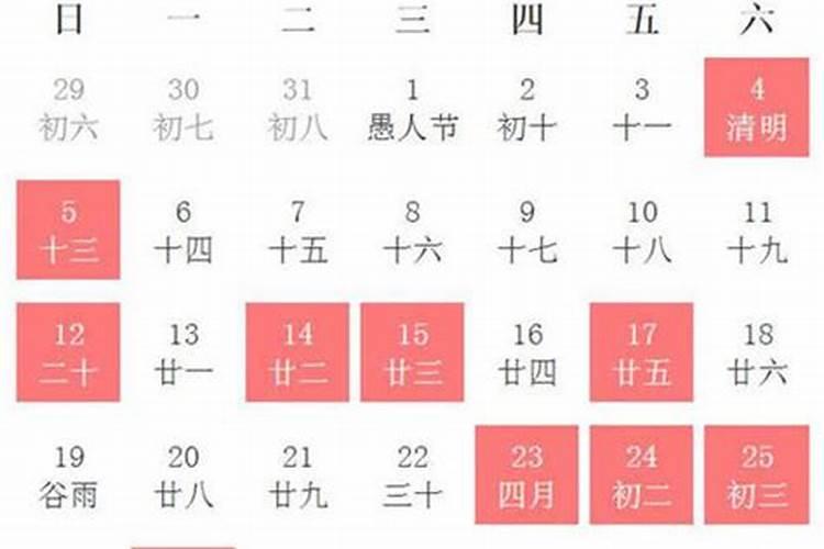 2020年农历5月黄道吉日