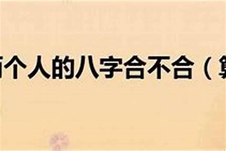 怎么看名字八字合不合