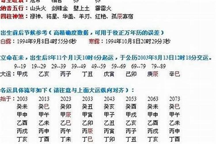 八字合婚天克地冲