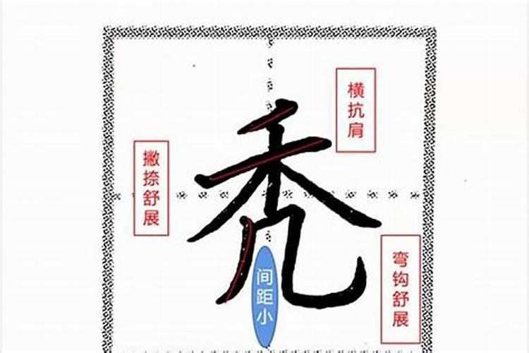 八字一撇一捺分开写是什么意思