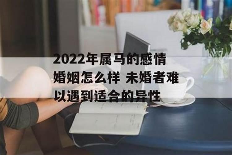 2022年属相马婚姻财运如何