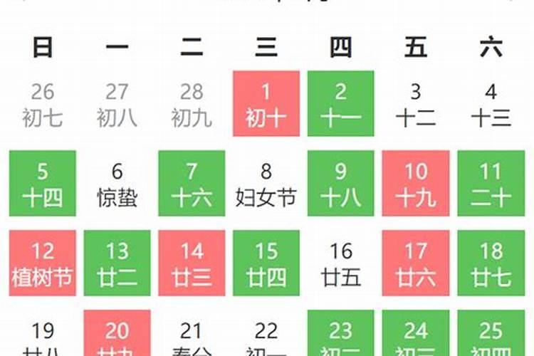 2022年3月19日黄道吉日查询