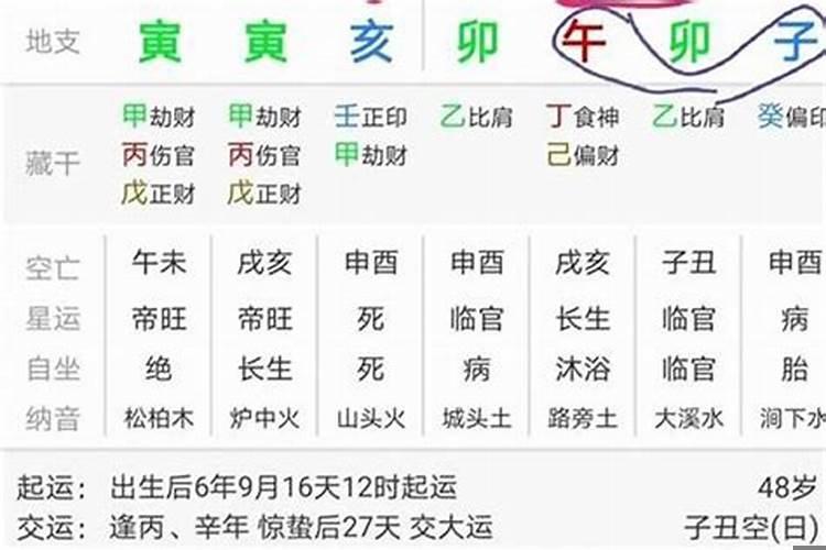 怎样算出八字属金水木火土的命运