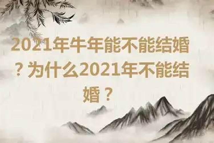 属牛的2022年能结婚吗