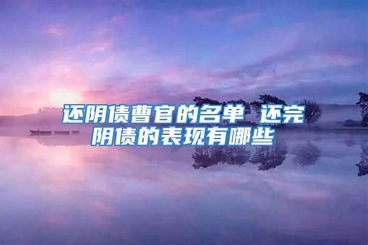 阴债值得是什么