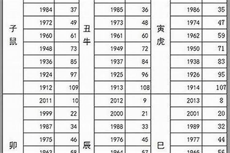 属鼠的人本命年是哪一年