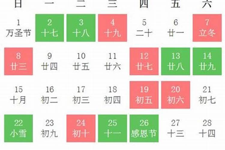 2020年11月买车黄道吉日查询