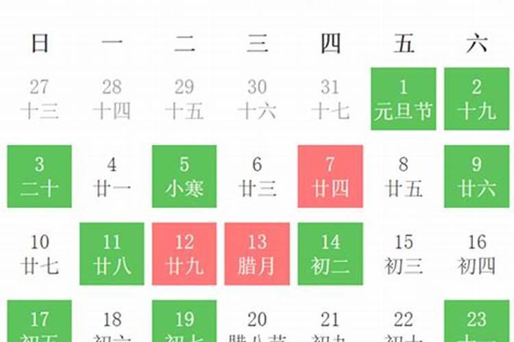 1月份黄道吉日2020年