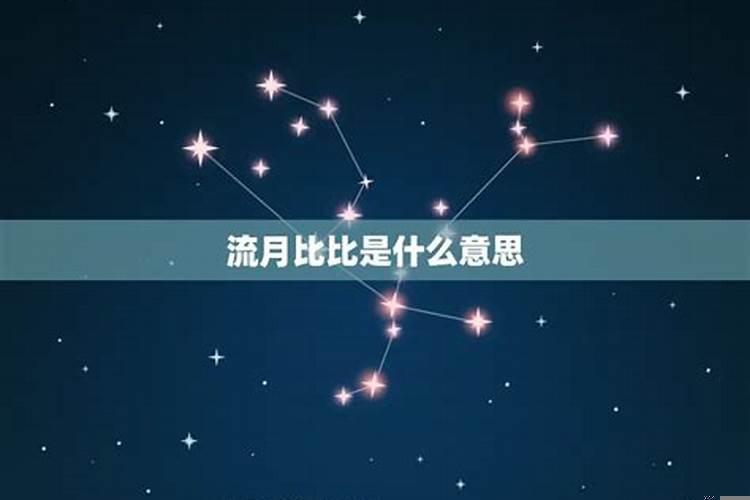 八字流月什么意思