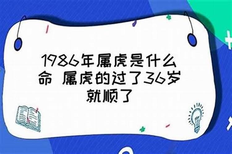 36岁属虎男本命年能过生日吗为什么