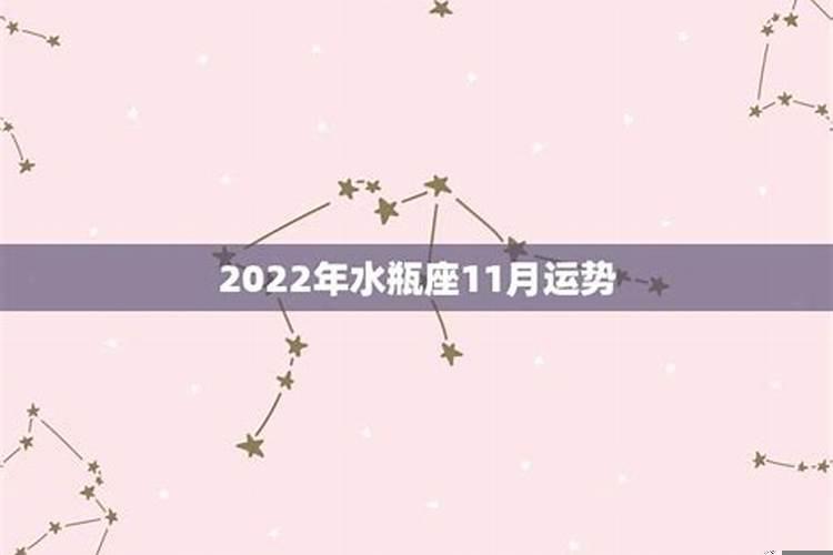 水瓶座2021年11月运势完整版苏珊