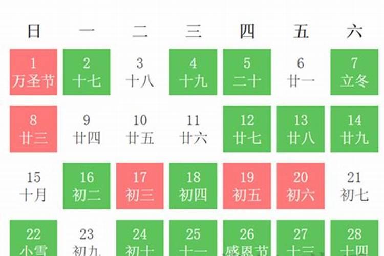 11月份买车黄道吉日