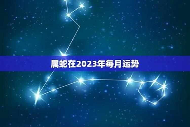 射手座在2023年每月运程