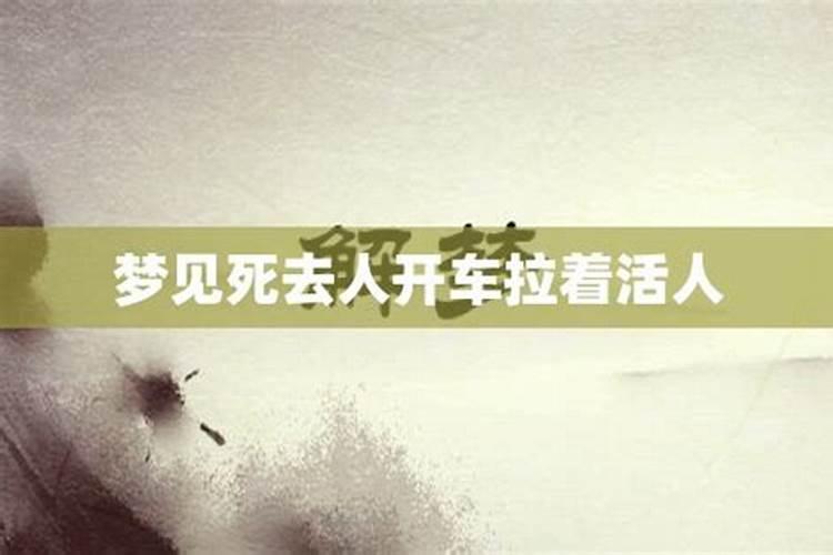 梦见已故亲人开车回家