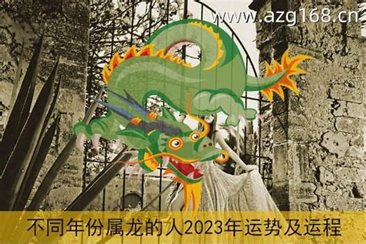 属龙2023年的运程