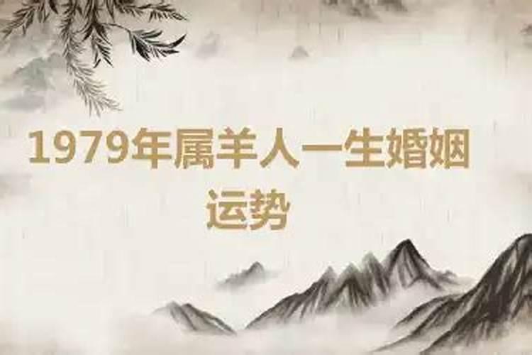 79年属羊女人一生婚姻运势