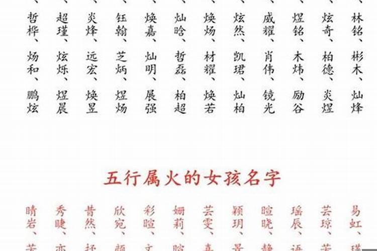 五行属木火的男孩名字