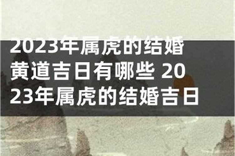 属虎2021年结婚黄道吉日有哪些属相