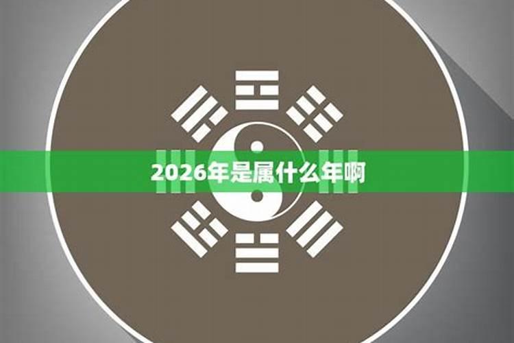 2026年是什么属相呢