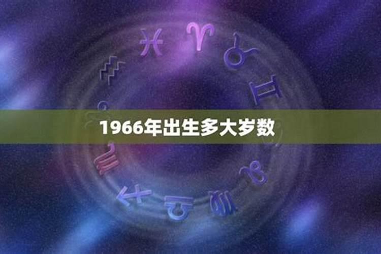 1966年出生今年多大属相