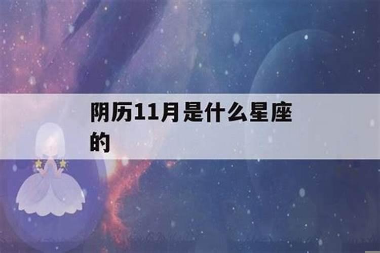 阴历是11月17日是什么星座的