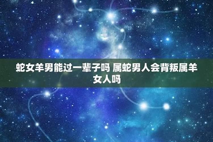 属羊女会接受老公的背叛吗