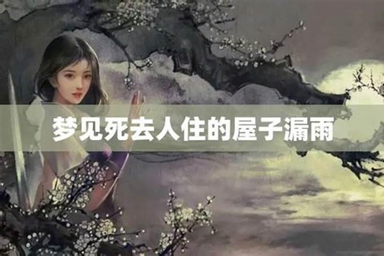 梦到死去的亲人说房子漏雨什么意思啊