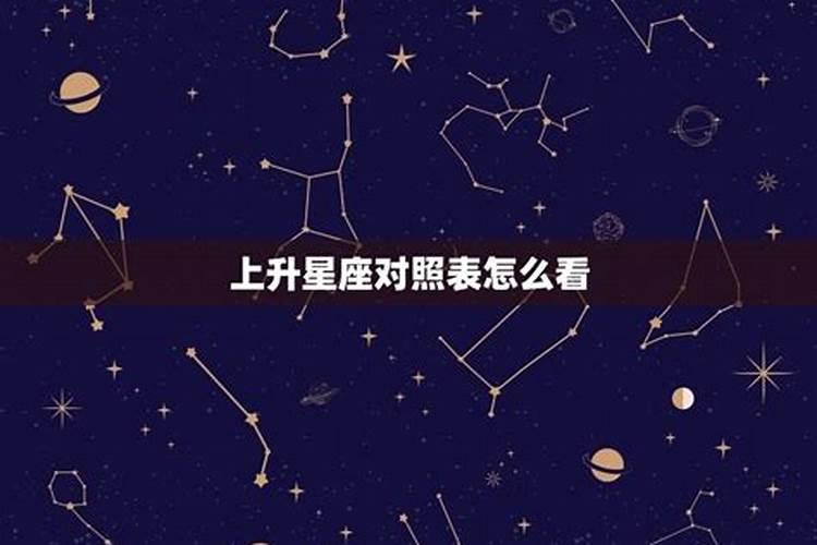 月亮星座和上升星座怎么看的出来