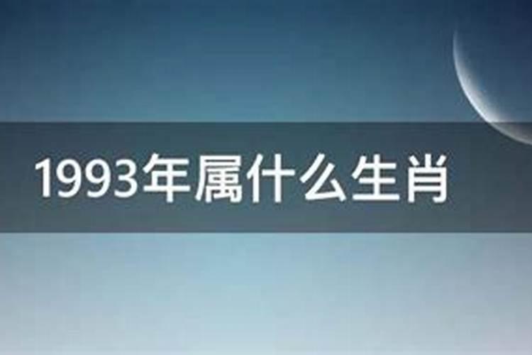 1993年什么生肖