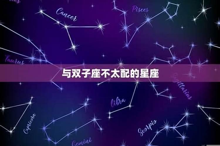 双子和什么星座不配