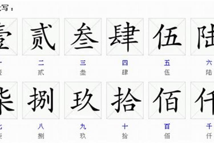 八字怎么写繁体字