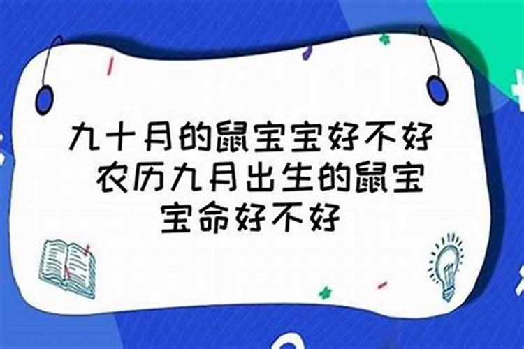 属鼠9月9点是童子命吗