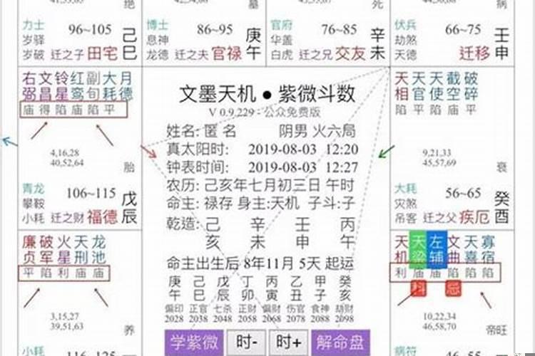 紫微斗数看婚姻时间