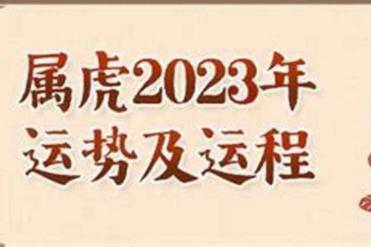 86年属虎2023年的运势及运程详解