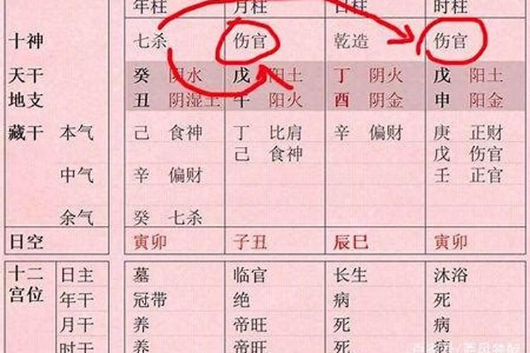 八字算命中伤官是什么意思啊