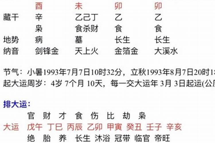 癸巳日柱八字案例