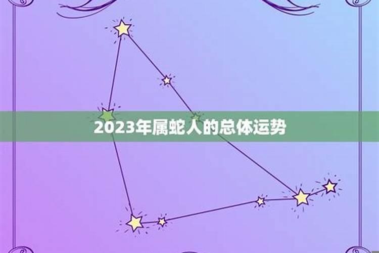 运势查询2023属蛇