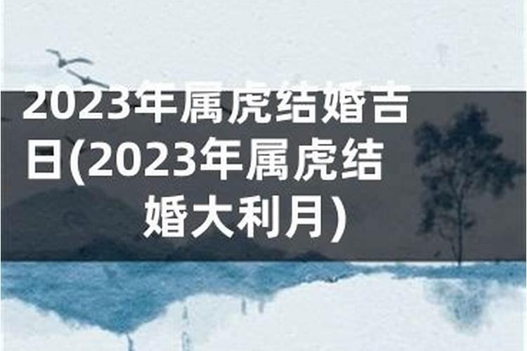 2020年属虎的结婚大利月