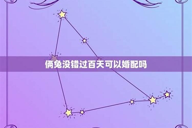 俩个兔生日不过百天合婚吗